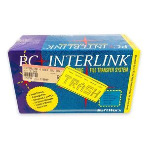 Vintage SoftWorx PC Interlink Print Share File Transfer System Sealed New 1990s